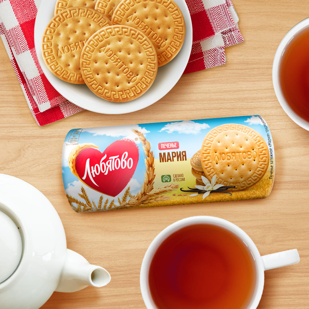 

Печенье затяжное Любятово Мария Традиционное 156 г