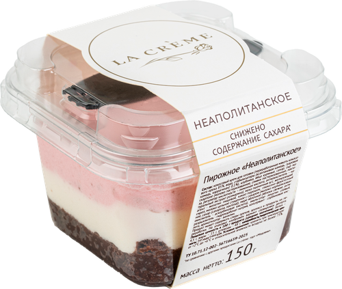 

Пирожное La Creme Неаполитанское 150 г
