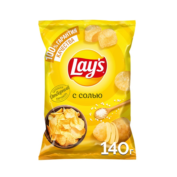 Чипсы картофельные Lay's с солью 140 г