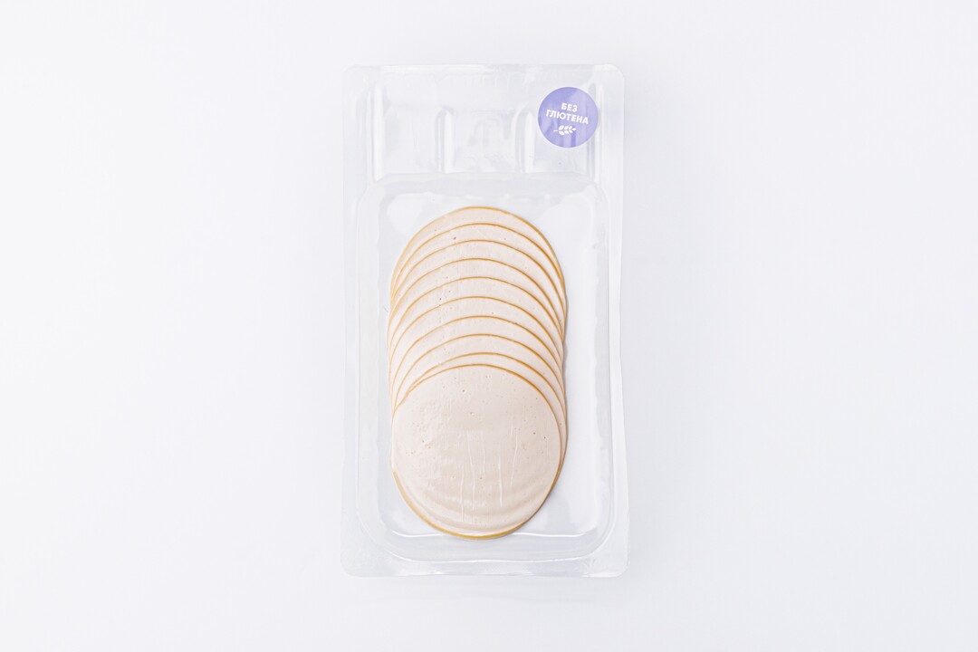 

Колбаса вареная из курицы и кролика без глютена 150 г