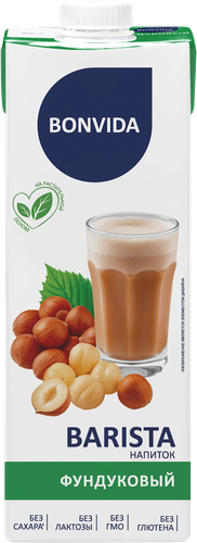 

Напиток на растительной основе Bonvida Barista Фундук 1.8% 1 л