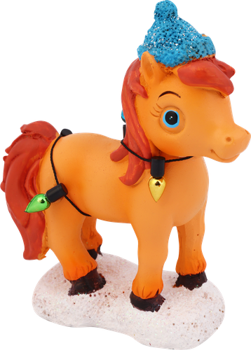 

Фигурка новогодняя Homeclub Лошадка 10.2 см дизайн в ассортименте