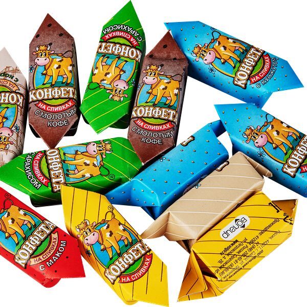 Конфеты Волгир Cream Fudge Ассорти на сливках вес