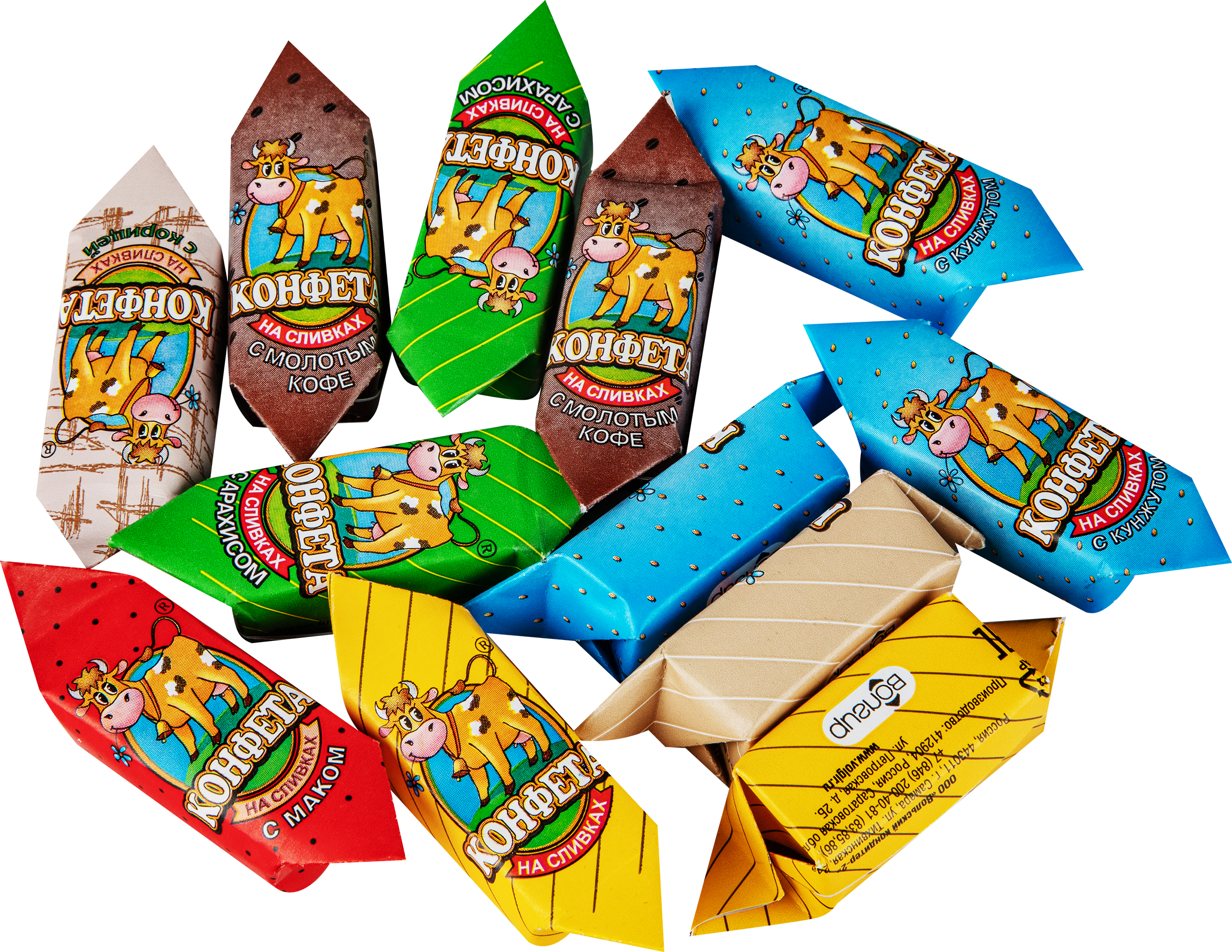 

Конфеты Волгир Cream Fudge Ассорти на сливках вес