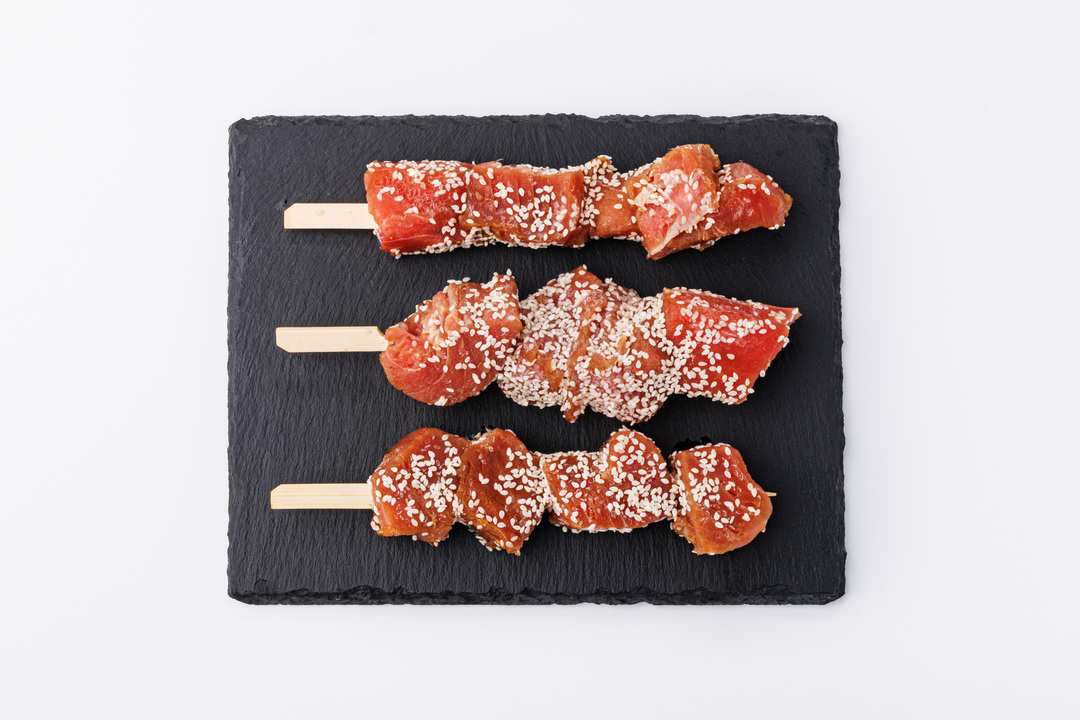 

Шашлычки ВкусВилл из тунца в соусе замороженые 400 г