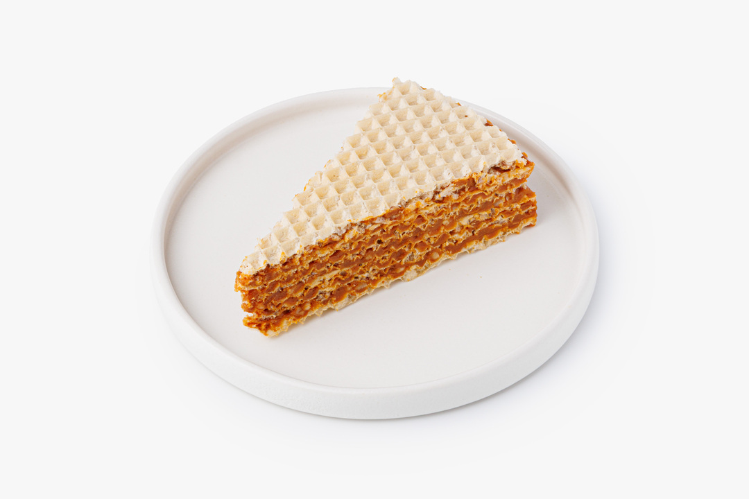 

Пирожное ВкусВилл вафельное с варёнкой и арахисом кафе 65 г