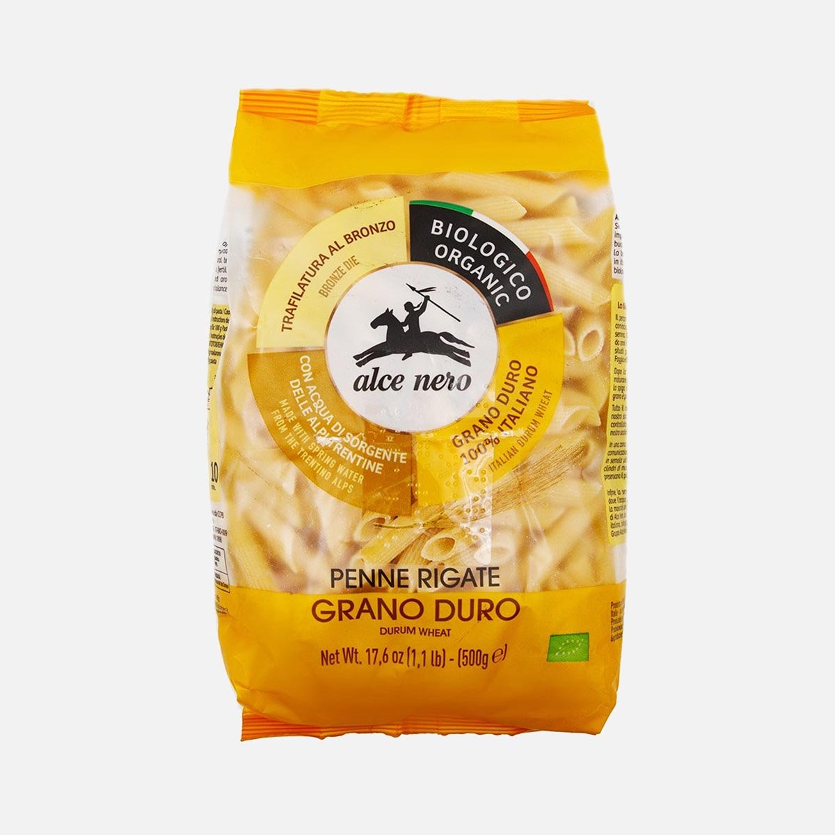 

Макаронные изделия Alce Nero «Пенне из цельнозерновой пшеницы» БИО 500 г