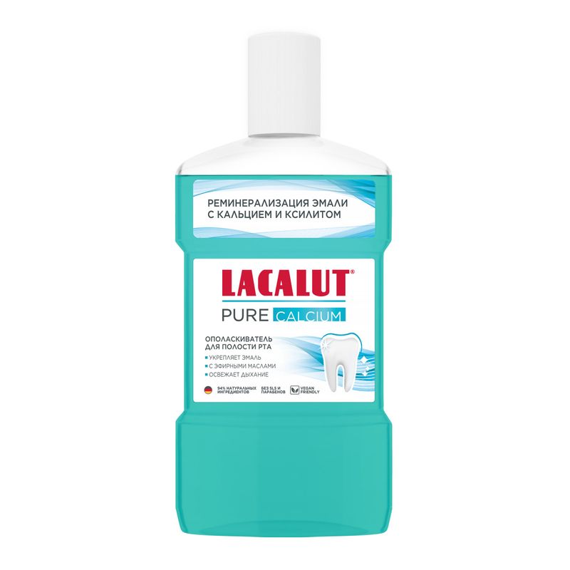 

Ополаскиватель для полости рта Lacalut Pure Calcium 475 мл