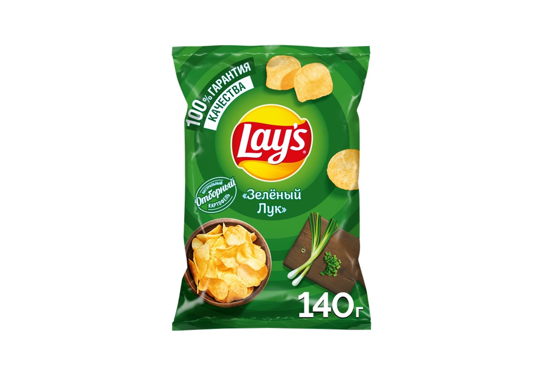 

Картофельные чипсы Lay's Зеленый лук 140 г