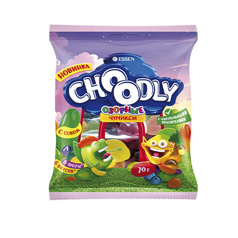 

Жевательный мармелад Essen Choоdly озорные чумиксы 70 г