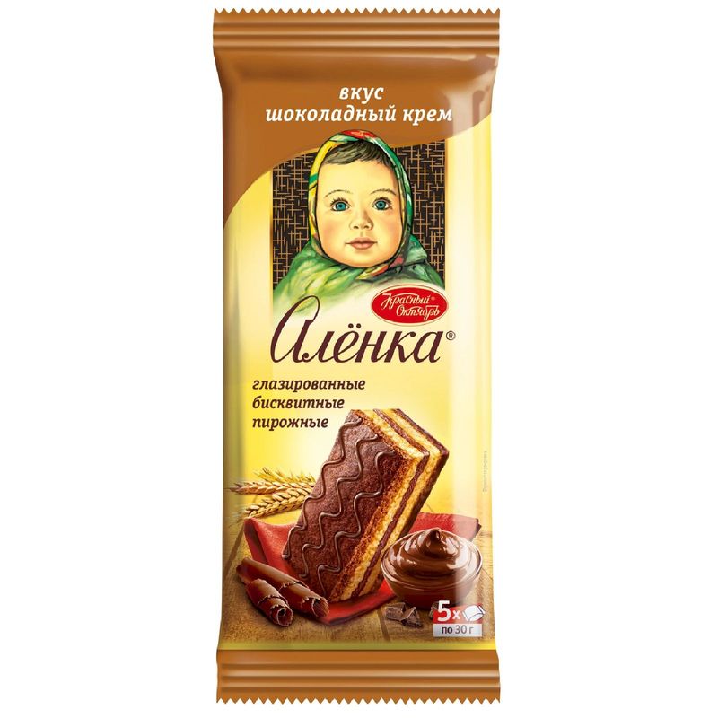 

Пирожное бисквитное Алёнка Шоколадный крем, 150 г