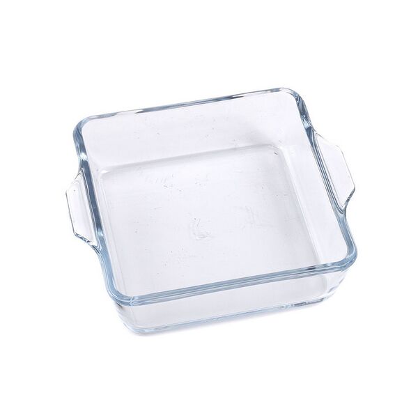 Блюдо стеклянное квадратное артLHP-FP-0.5L 15*13*4 см/500мл