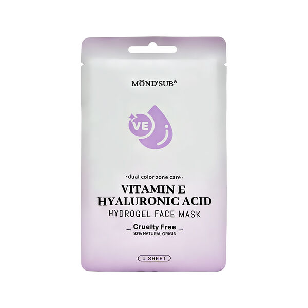 Маска для лица гидрогелевая Mond'Sub с витаминами и гиалуроновой кислотой 28 г
