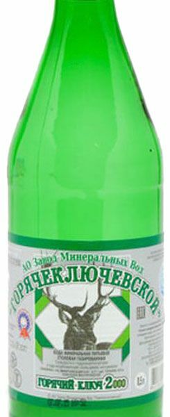Вода минеральная Горячий ключ 2000 газированная 500 мл