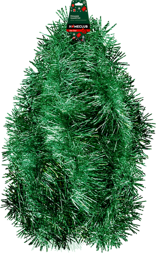 

Мишура Homeclub диаметр 15 см пушистая Ax1E/52-2M-6x5A/ASST 2 м цвет в ассортименте