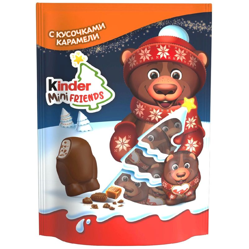 

Конфеты Kinder Mini Friends Карамель 122 г