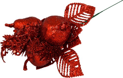 

Украшение елочное HOMECLUB Букет с ягодками 19см Арт. QY107275