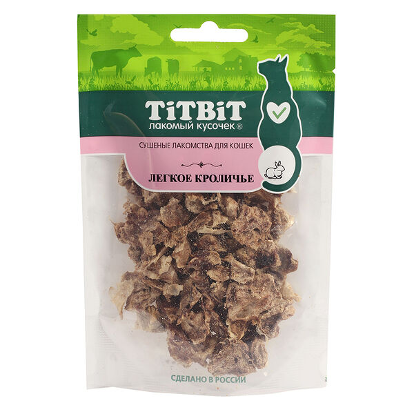 Лакомство для кошек Titbit легкие кролика 10 г