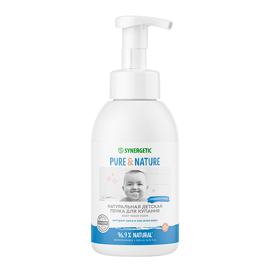 

Пенка для купания Synergetic Детская 0+ 500 мл