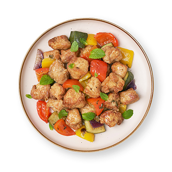 

Филе кролика Азбука Вкуса в кисло-сладком соусе с овощами гриль вес