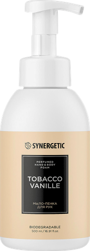 

Мыло-пена для рук Synergetic Tobacco-vanille 500 мл