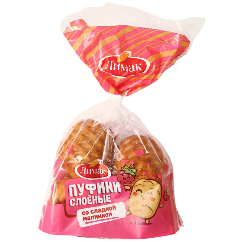 

Слойка Лимак Пуфик с малиной 4 x 40 г