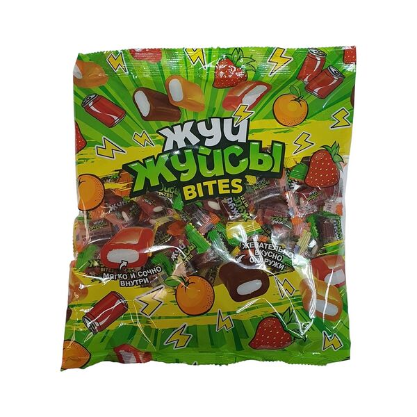 Конфеты жев Жуй Жуйсы микс с начинкой 500г