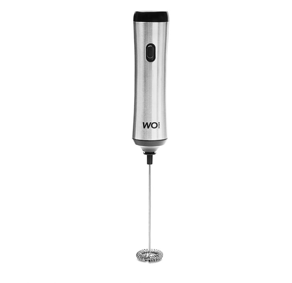 

Капучинатор электрический WO HOME Loft ручной 22см, сталь нержавеющая, пластик, зарядка USB, Китай