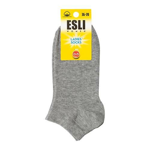 Носки женские Esli серые р. 36-39 классические
