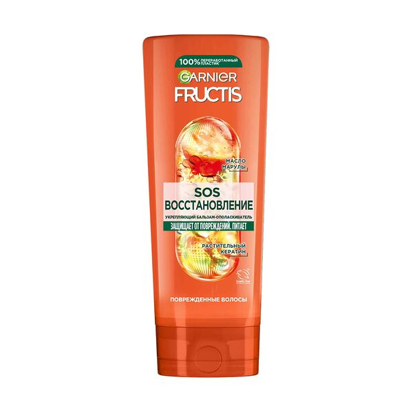 Бальзам-ополаскиватель Garnier Fructis SOS Восстановление для секущихся и очень поврежденных волос 387 мл