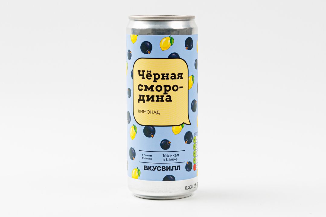 

Лимонад ВкусВилл Черная смородина 320 мл