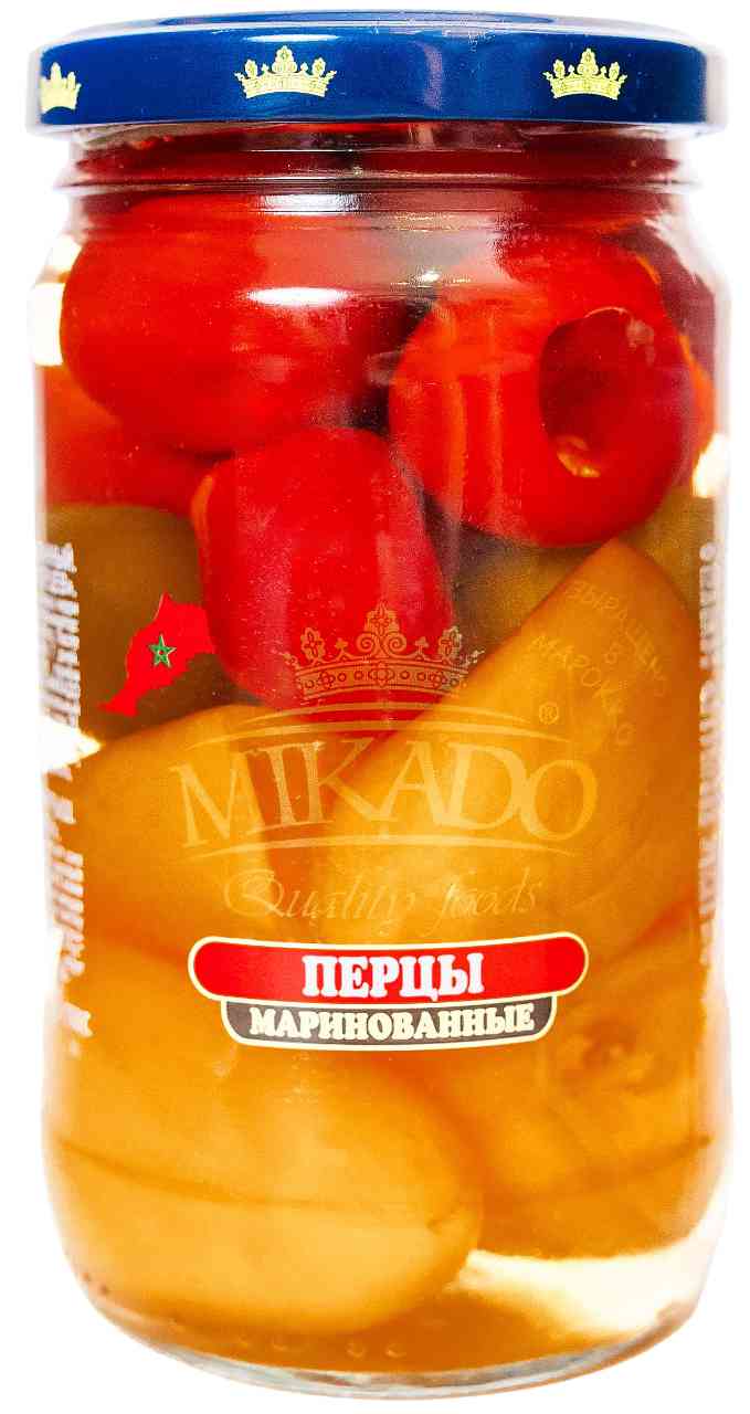 

Перец Mikado ассорти маринованный 330 г