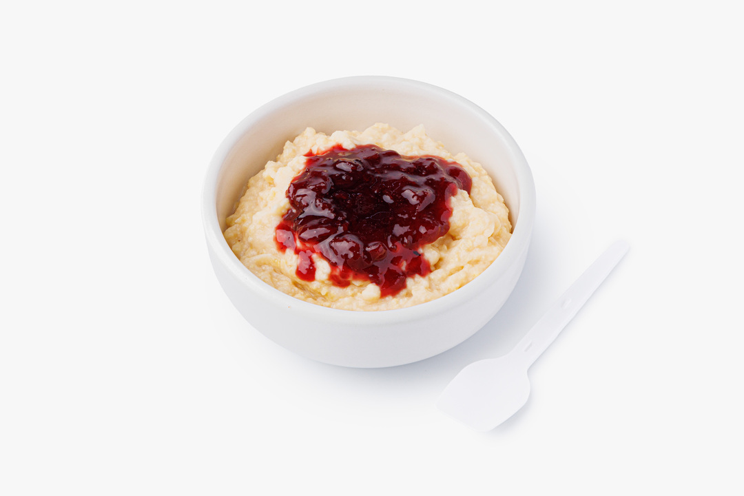 

Каша пшенная ВкусВилл на топленом молоке в наборе с вишневым топпингом 250 г