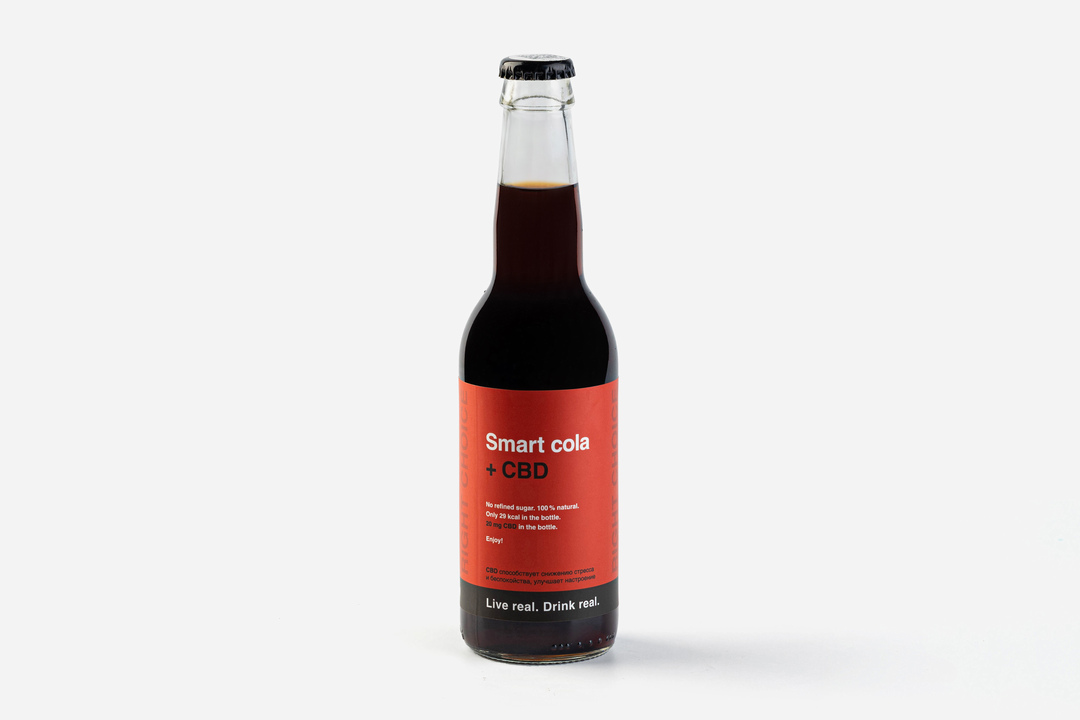 

Напиток б/а Smart Cola + Cbd газированный, кафе
