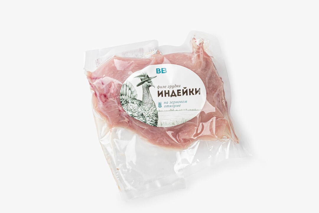 

Филе грудки индейки зернового откорма 500 г