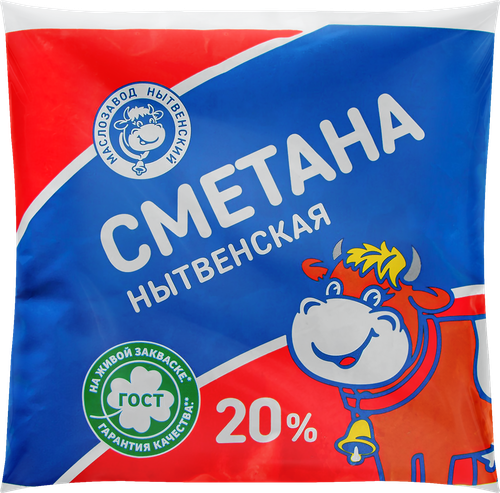 

Сметана Маслозавод Нытвенский 20% 400 г