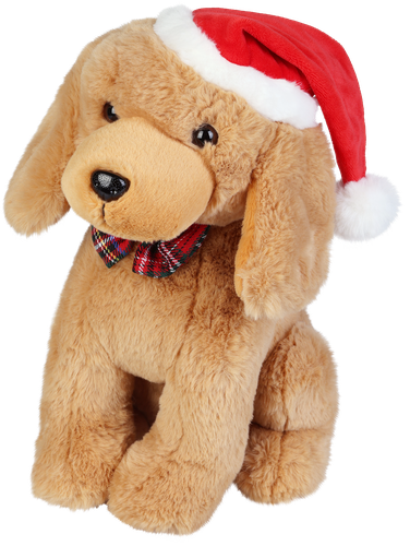 

Игрушка мягкая Bigga Собачка новогодняя 30 см цвет в ассортименте