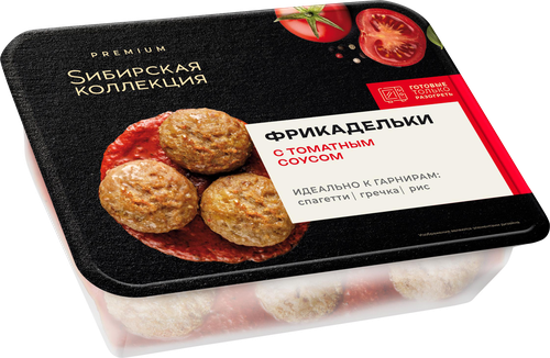 

Фрикадельки Сибирская коллекция с томатным соусом 300 г