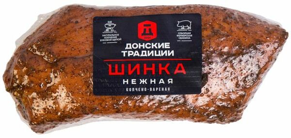 Шинка свиная Донские Традиции Нежная копчено-вареная, вес