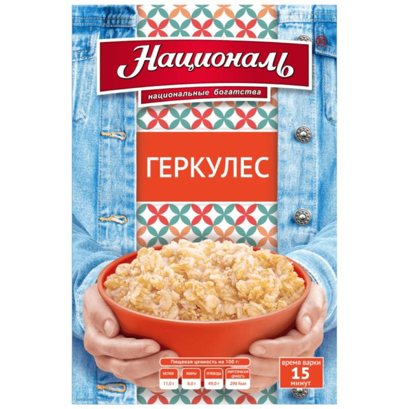 

Хлопья Националь Русский завтрак овсяные 400 г