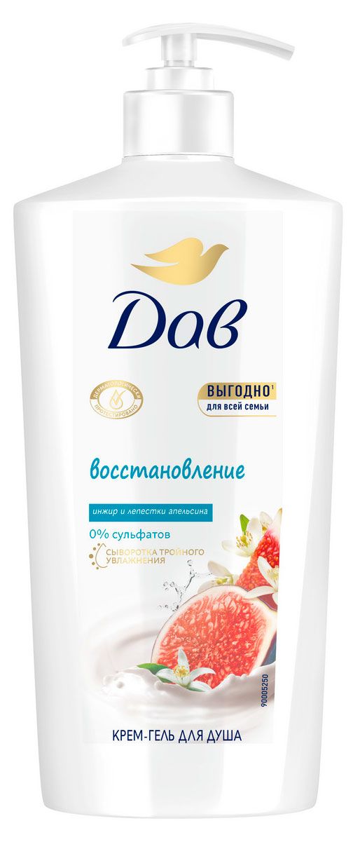 

Крем-гель для душа Дав Инжир и лепестки апельсина 610 мл