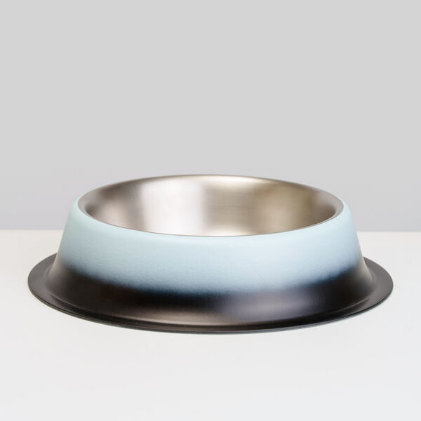 Миска Rurri Ombre 400 мл черная/голубая