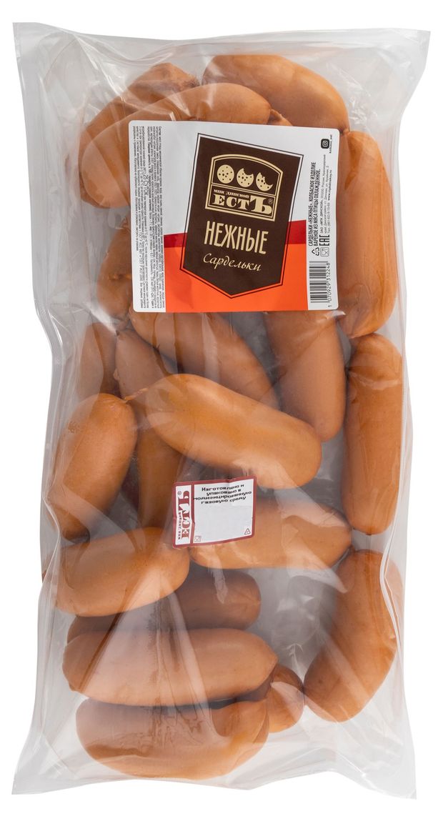 

Сардельки ЕСТЪ Нежные в натур. оболочке