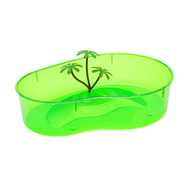 Террариум MP Bergamo открытый 40х28х9.5 см зеленый