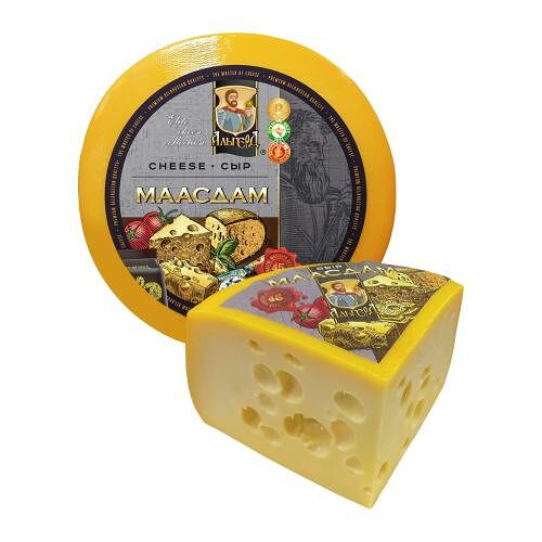 Сыр маасдам Альгерд 45% БЗМЖ вес