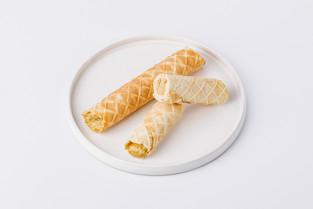 

Трубочки вафельные ВкусВилл с фисташковой начинкой 2 шт., 80 г