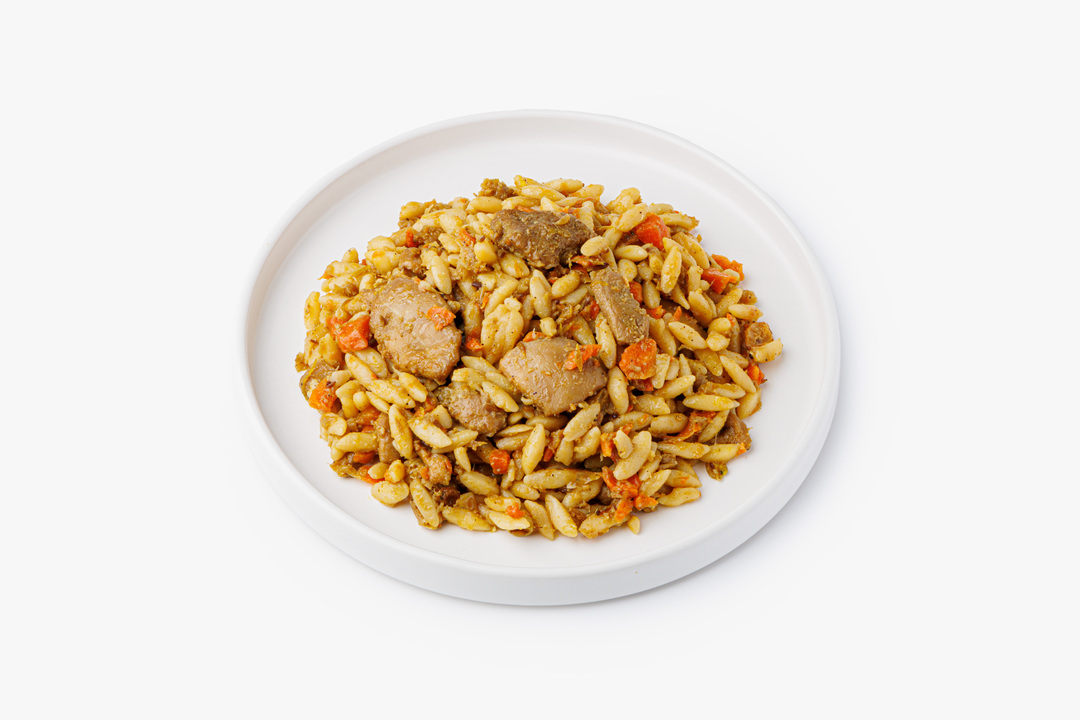 

Плов из орзо с курицей 260 г