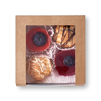 

Набор мини-пирожных Азбука вкуса: ягодно-муссовые и профитроли 100 г