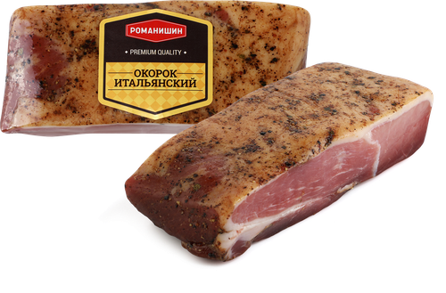 

Окорок Романишин Итальянский сыровяленый кат. Б вес