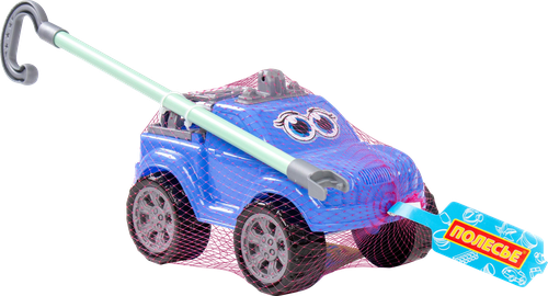 

Игрушка Полесье Автомобиль-каталка Боб с ручкой синий 22 х 14 х 63 см